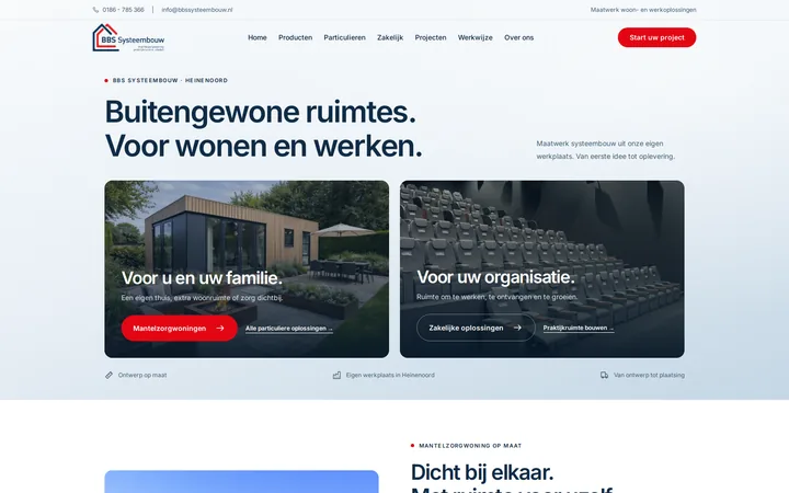 Website voor BBS Systeembouw