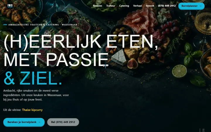 Website voor FoodSouldiers